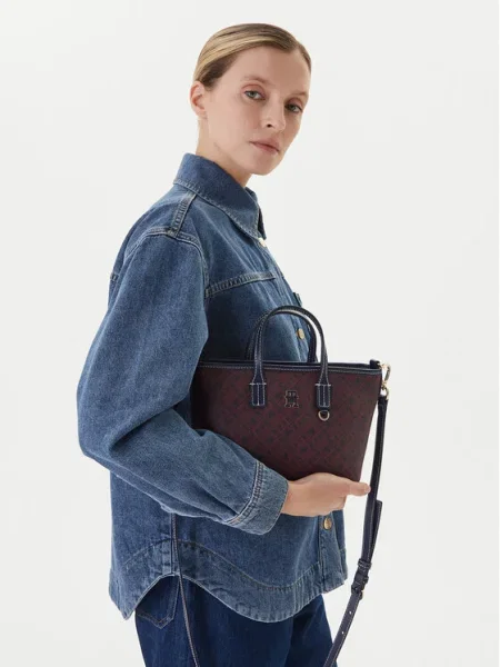Geantă Tommy Hilfiger albastru