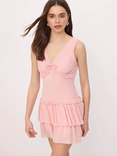 Trendyol Rochie de vară roz