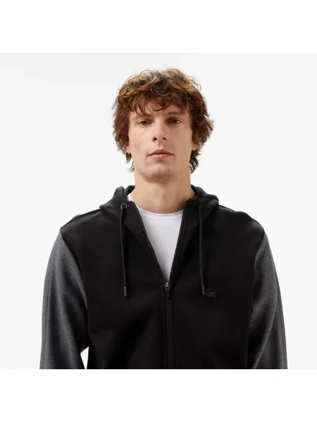 Lacoste Bluza Slim Fit czarna