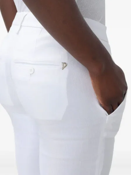 Pantaloni Dondup alb