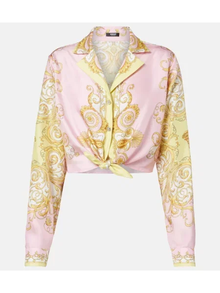 Cămașă Versace de mătase