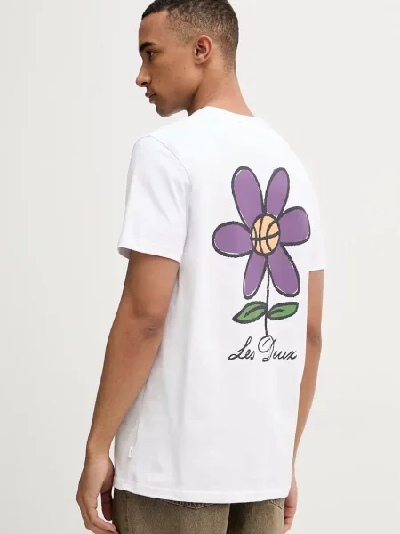 Les Deux tricou pentru bărbați din alb