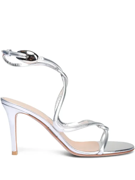 Sandale Gianvito Rossi argintiu
