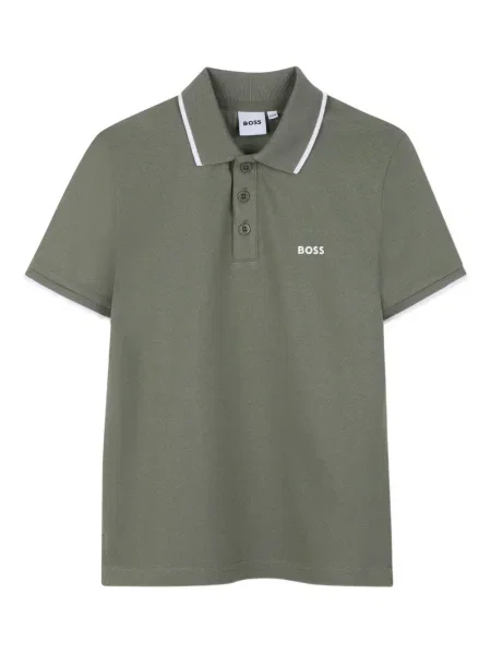 Koszulka polo dziecięca Bosswear zielona
