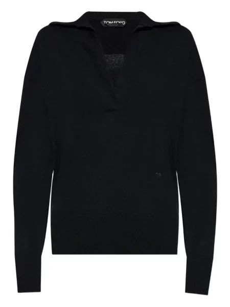 Pulover Tom Ford din cașmir negru