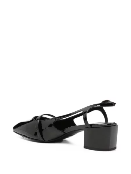 Pantofi cu toc Sergio Moretti Firenze cu cataramă slingback negru