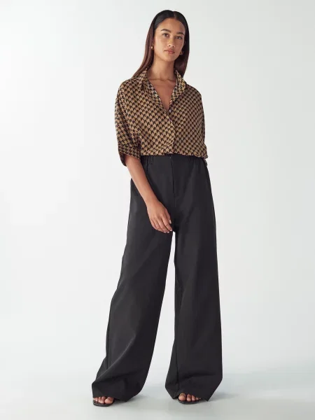 Willa Pantaloni Crown' negru