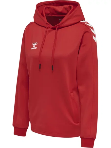 Bluza z kapturem Hummel hmlCORE XK poly czerwona