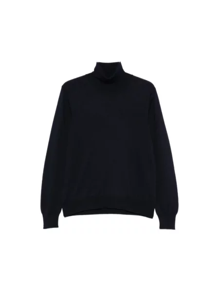 Sweter z golfem Tagliatore czarny