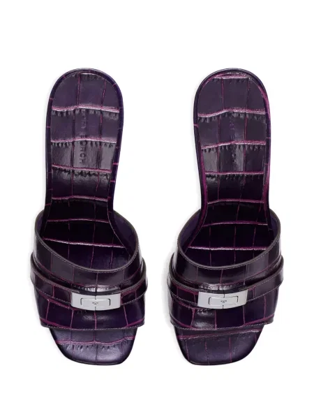 Papuci tip mules Tory Burch skinny fit violet
