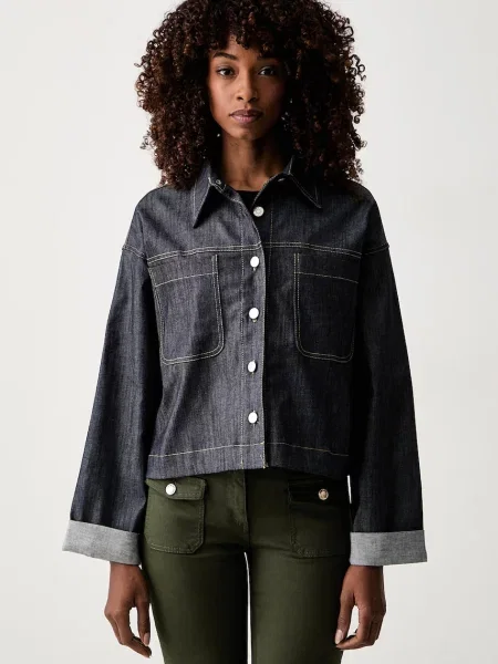 Morgan cămașă pentru femei din denim