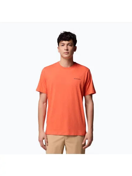 Tricou de trekking pentru bărbați Columbia North Cascades zing/csc box logo