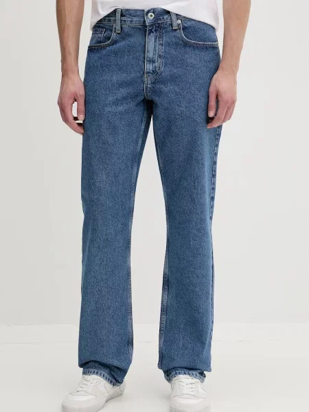 Karl Lagerfeld Jeans blugi straight pentru bărbați albastru