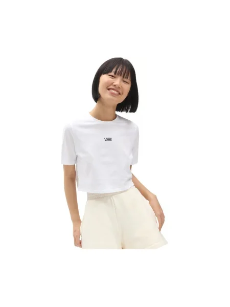 Cropp tricou Vans alb