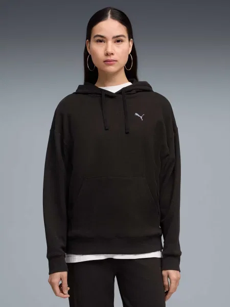 Худі PUMA Ess Elevated Hoodie комбінований верх чорний