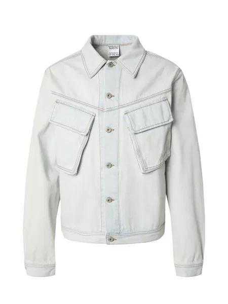 Marcelo Burlon Geacă de primăvară-toamnă deschis albastru