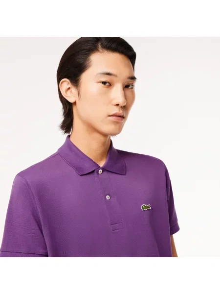 Lacoste Koszulka Polo Classic Fit fioletowy