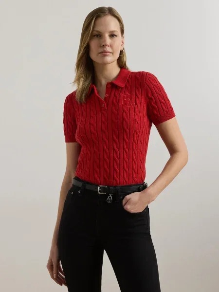 LAUREN RALPH LAUREN Pulover roșu