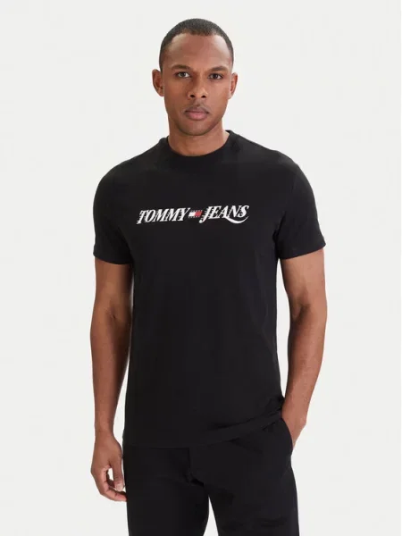 Tommy Jeans Majica črna