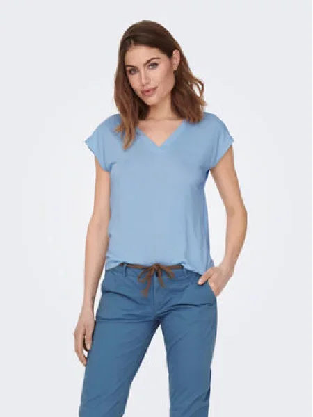 ONLY Футболка Free Regular Fit блакитний