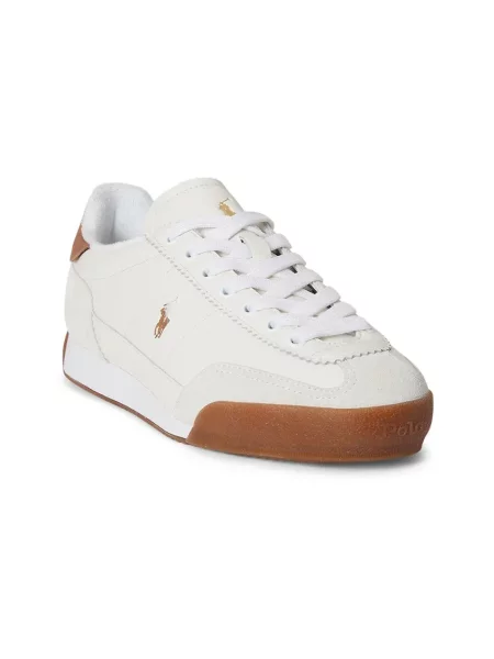 Sneakersy Polo Ralph Lauren skórzane białe