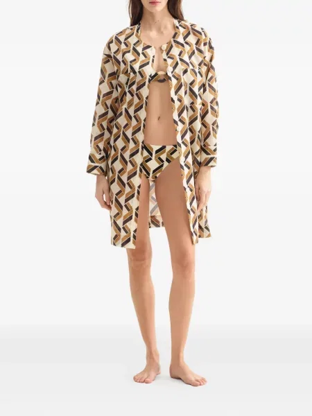 Cămașă Eres cu imagine cu imprimeu geometric