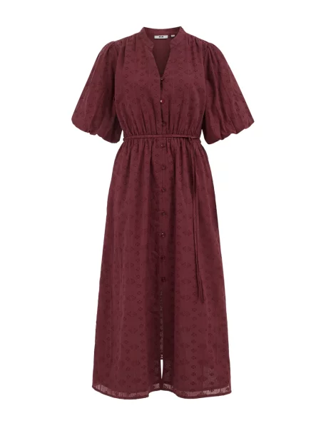 WE Fashion Rochie tip bluză roşu închis