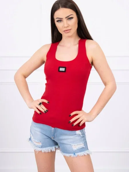 Bluză Kesi cu dungi roșu