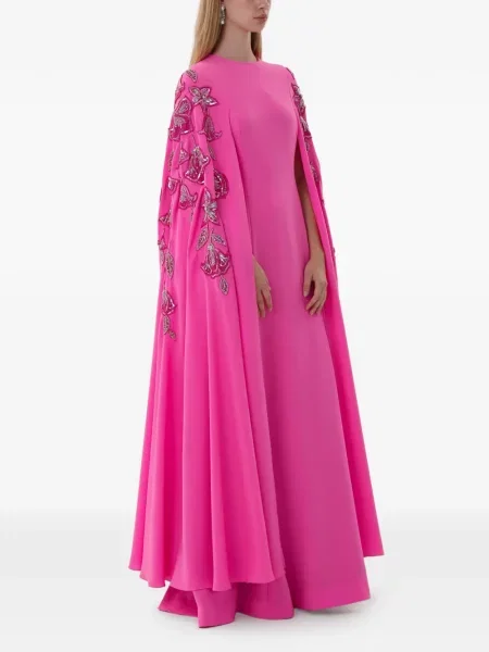 Rochie maxi Dina Melwani roz