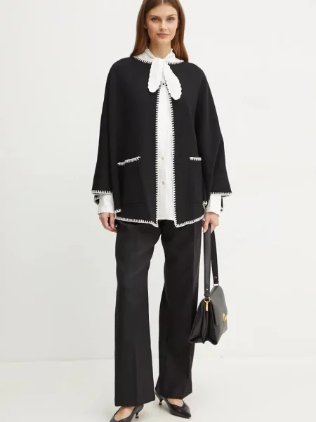 Сорочка Forte Forte relaxed в'язане декольте shirt білий