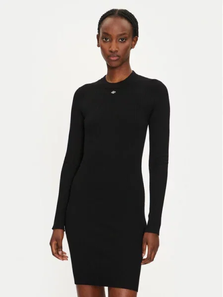 Replay Sukienka dzianinowa czarny