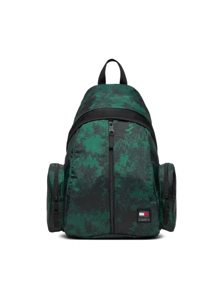 Раница Tommy Jeans голям с десен зелено