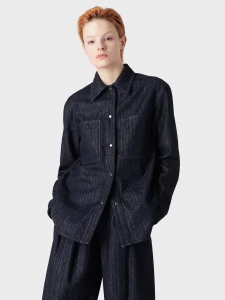 Сорочка Emporio Armani синій