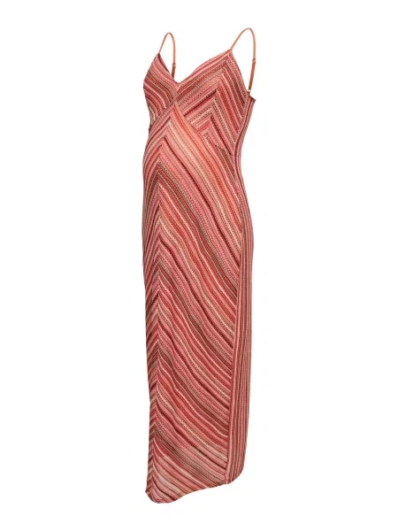 Vero Moda Maternity Rochie tricotat VMMDEMI portocaliu / portocaliu caisă / pepene roșu