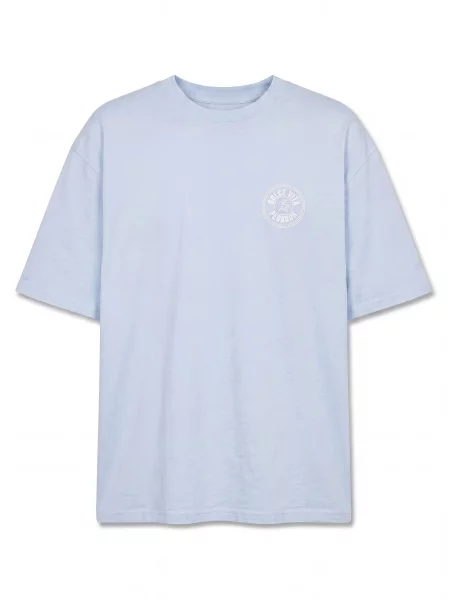 Pegador Tricou Caberry albastru deschis alb