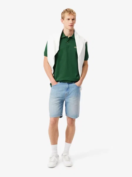 Джинсовые шорты Lacoste голубые
