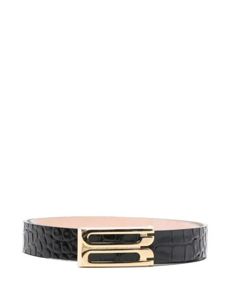 Curea Victoria Beckham din piele negru