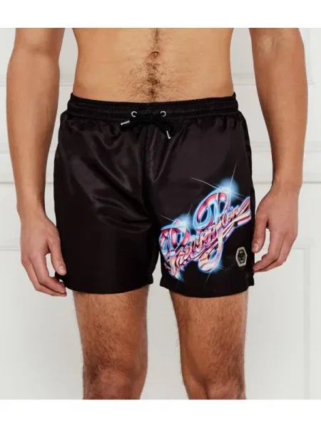 Sport rövidnadrág Philipp Plein fekete