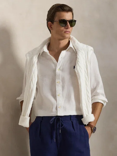 Polo Ralph Lauren Srajca naravno bela