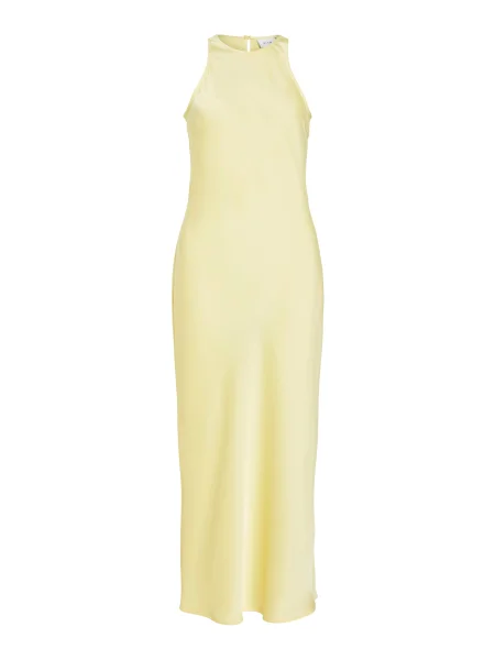 VILA Rochie de seară VIRAVENNA pastel galben