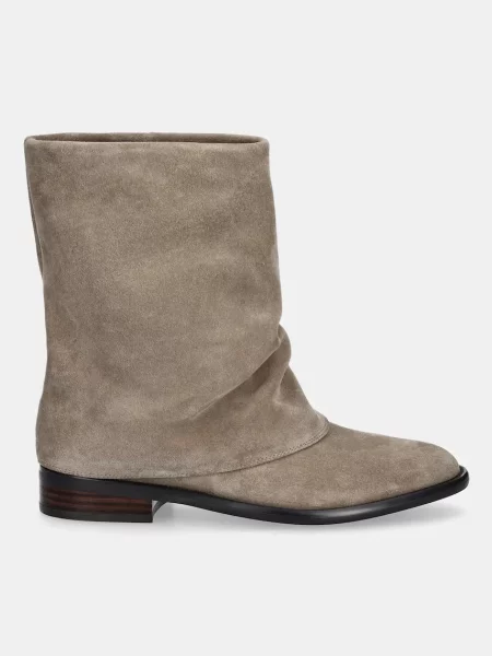 Замшевые утепленные ботинки Answear.lab бежевые