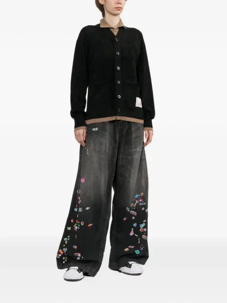 Cardigan Maison Mihara Yasuhiro negru