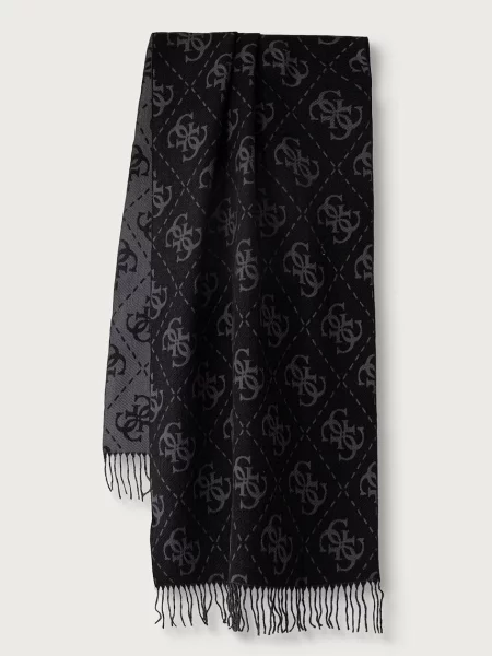 GUESS Fular gri negru