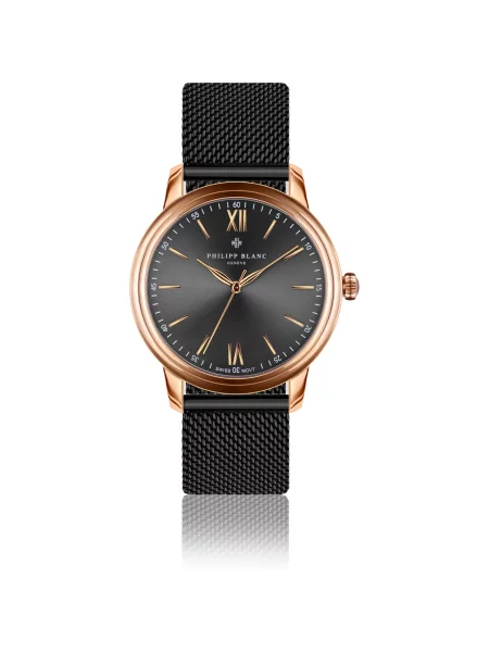 Ceas Philipp Blanc negru