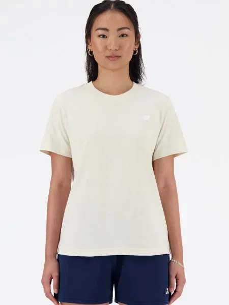 Маленька спортивна футболка New Balance бежева