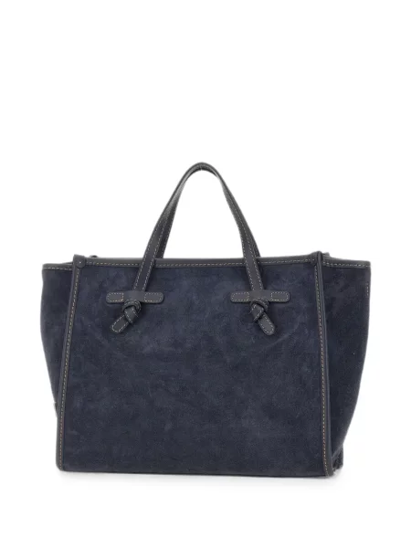 Τσάντα shopper Marcella Club σουέτ μπλε