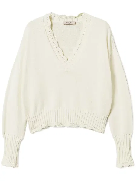 Sweter Twinset żółty