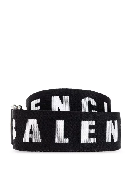 Curea Balenciaga cu autograf negru