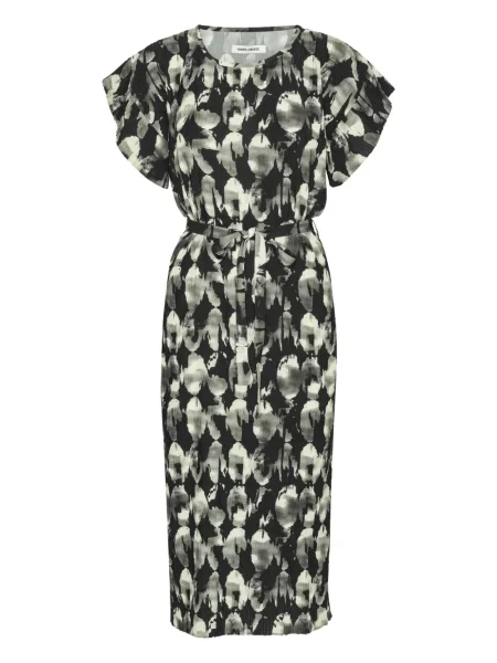 Rochie midi Henrik Vibskov până la genunchi de costum negru