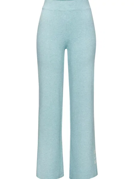Elbsand Pantaloni albastru deschis alb